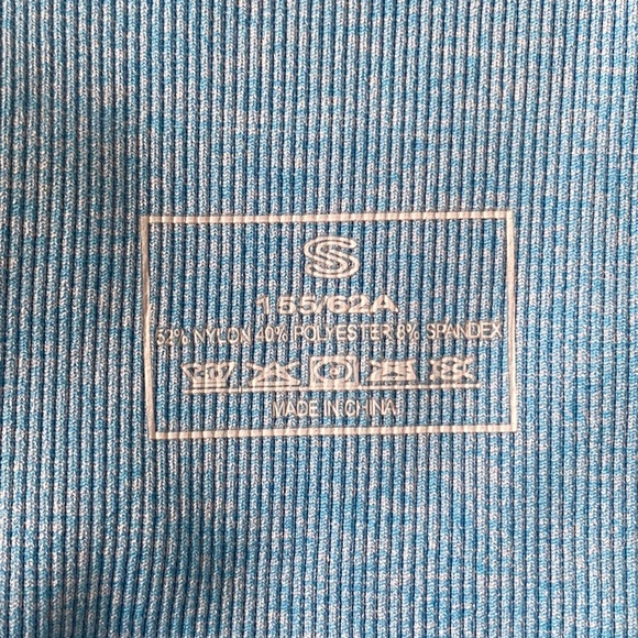 Light Blue • High Waisted Seamless Leggings - Picture 4 of 4